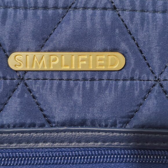 Fit & Fresh Blue Metro Quilted Carry -All Tote w/ Insulated Lunch Compartment - Picture 4 of 12